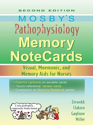 cover image of Mosby's Pathophysiology Memory NoteCards--E-Book